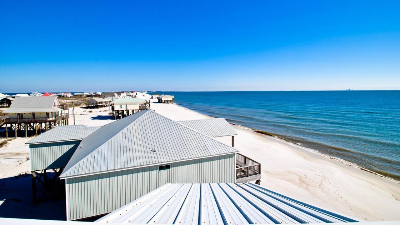 Strand Castle - Gulf Front! An Ideal Layout With Game Room, Small Private Pool, And Roof Top Crow'S Nest! Home Dauphin Island Exterior foto